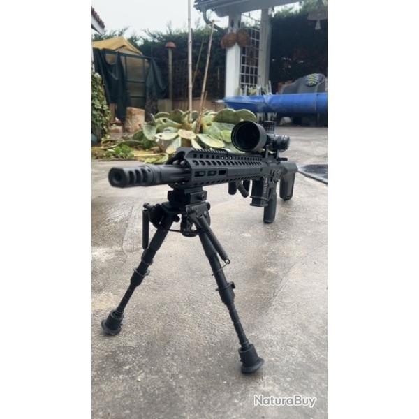 SCHMEISSER Straight Pull AR15 18" cal.222 Rem