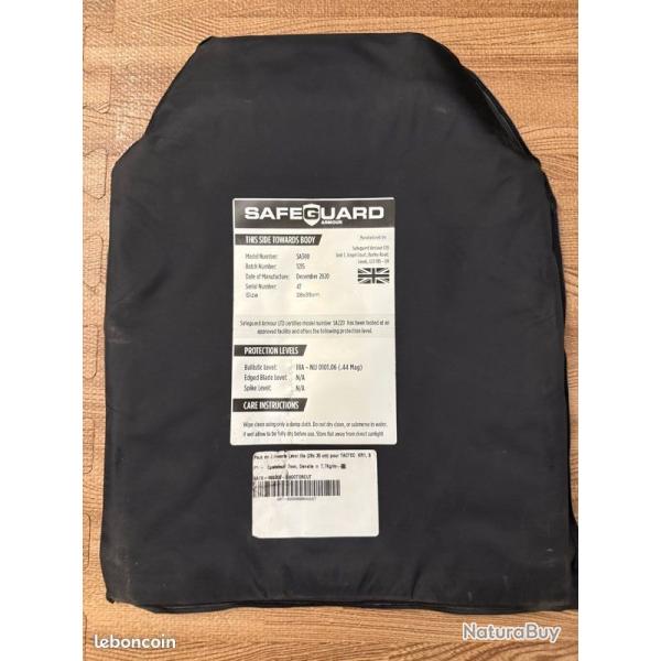 Plaques anti trauma 1 paire