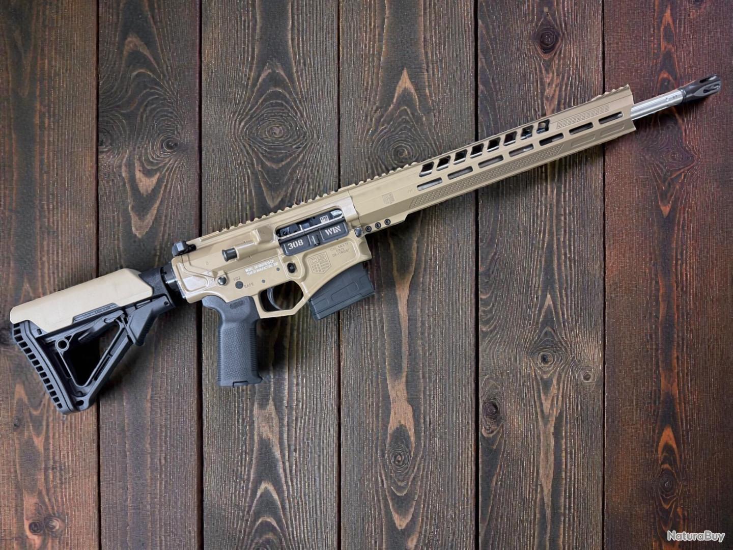 Ar Db10 Carabine Type AR10 Diamondback Modèle DB10 18'' TAN - Carabines semi ...