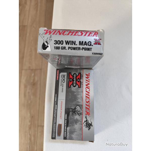 Balles winchester PowerPoint 180 grains