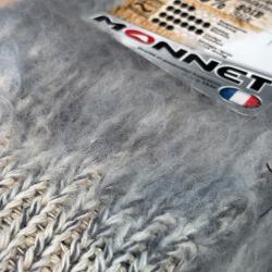 Lot de 2 paires de chaussettes d'hiver en laine Monnet 35/38, destockage chasse ench&egrave;re