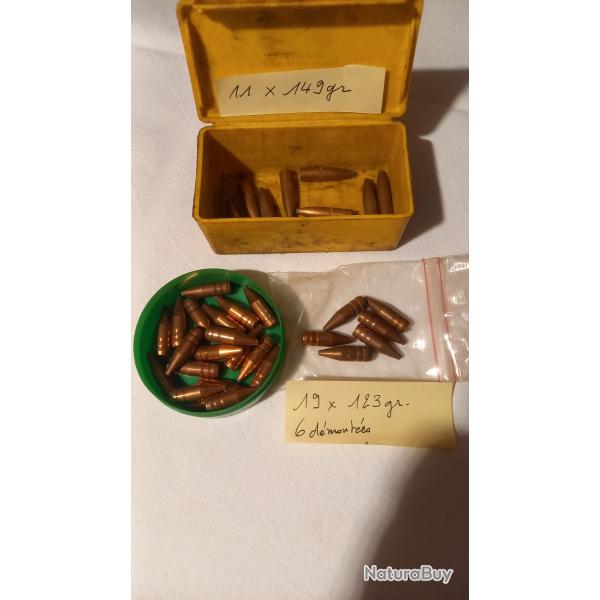 Lot de 30 ogives Cal 284