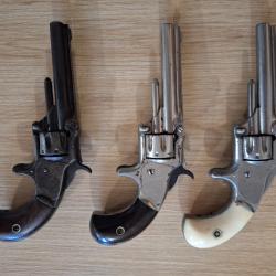 Lot 3 smith et wesson,  calibre 22RF short
