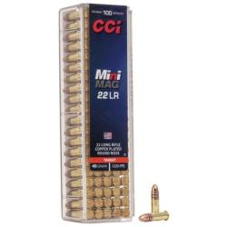 Munitions CCI cal.22lr mini mag target 40gr par 100