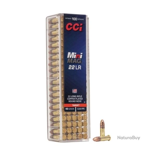 Munitions CCI cal.22lr mini mag target 40gr par 100