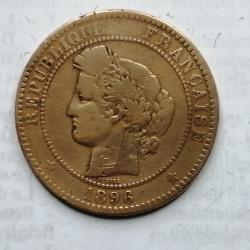 FRANCE = 1 PIECE DE  MONNAIE  DE 10 CENTIMES  DE 1896 A