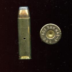 .500 S&W Magnum - marquage : 500S&W MAG-R  CBC - balle SJPS-FLAT de 400 grains