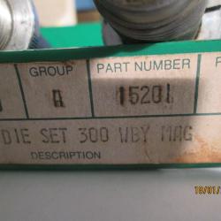 vends jeu de 2 outils de rechargement cal.300 weatherby mag. RCBS