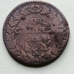 FRANCE = 1 PIECE DE  MONNAIE  DE 5 CENTIMES  DE L' AN 8 K