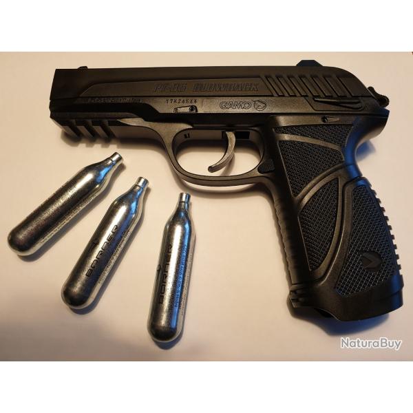2 - Pistolet Gamo PT-85 Noir CO2 - cal.4.5mm 16cps - Blow-back