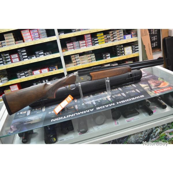 FUSIL SUPERPOSE BETTINSOLI SLUG LITE CALIBRE 12/76 CANON DE 55 CM  NEUF