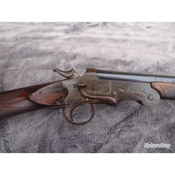 Belle carabine de braconnier ouverture serpent.