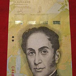 Venuzuela , billet de 100 bolivares 1917 neuf