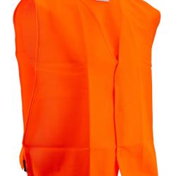 Gilet de traque orange haute visibilit&eacute; Taille unique