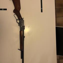 Carabine 444 Marlin tr&egrave;s bon &eacute;tat avec vis&eacute;e optique rouge battue