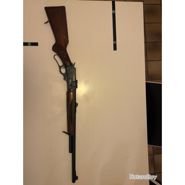 Carabine 444 Marlin tr�s bon �tat avec vis�e optique rouge battue