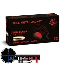 Munitions Geco 9mm FMJ 124 gr boite de 50