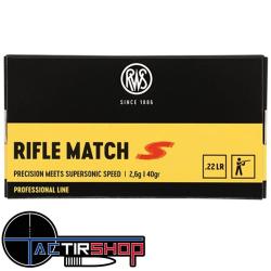 Rws Rifle Match S cal.22lr Professional Line par 50