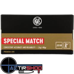 Rws Sp&eacute;cial Match cal.22lr Premium Line par 50