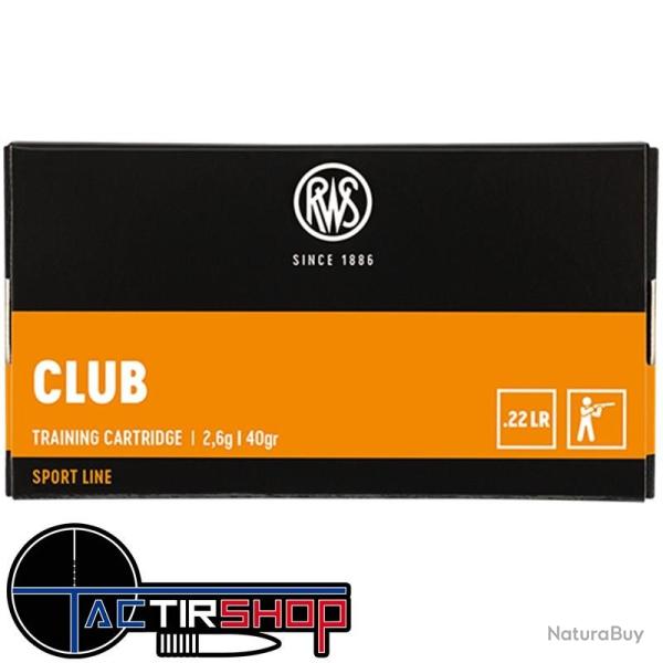 RWS Club cal.22lr Sport Line par 50