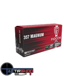 Munitions Fiocchi 357 Magnum SJSP 158 gr boite de 50
