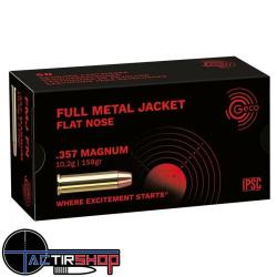 Munitions Geco 357 Magnum FMJ 10.2g / 158gr boite de 50