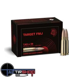 Munitions GECO Target FMJ 7,62x39 124gr boite de 50