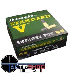 Munitions Remington cal.22lr Standard V Boite de 550