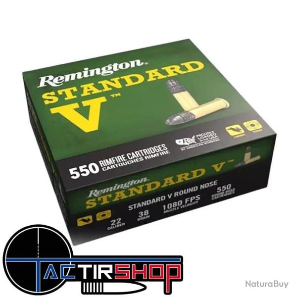 Munitions Remington cal.22lr Standard V Boite de 550
