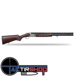 Fusil superpos&eacute; Huglu Eagle b&eacute;cassier Cal 12/76 canon 61 cm