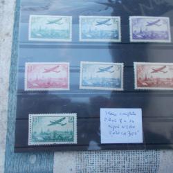 lot  de 7 timbres neufs aviation n&deg;8 &agrave; 14,sign&eacute;s UZAN,cot&eacute;s 1300 euros!!RARE