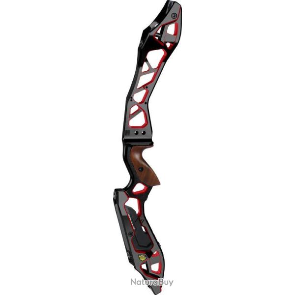 KINETIC - Poign�e ELEZO Dual Color 27" GAUCHER (LH) ANODIZED BLACK/RED