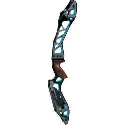 KINETIC - Poign&eacute;e ELEZO Dual Color 27" GAUCHER (LH) ANODIZED BLACK/TURQUOISE