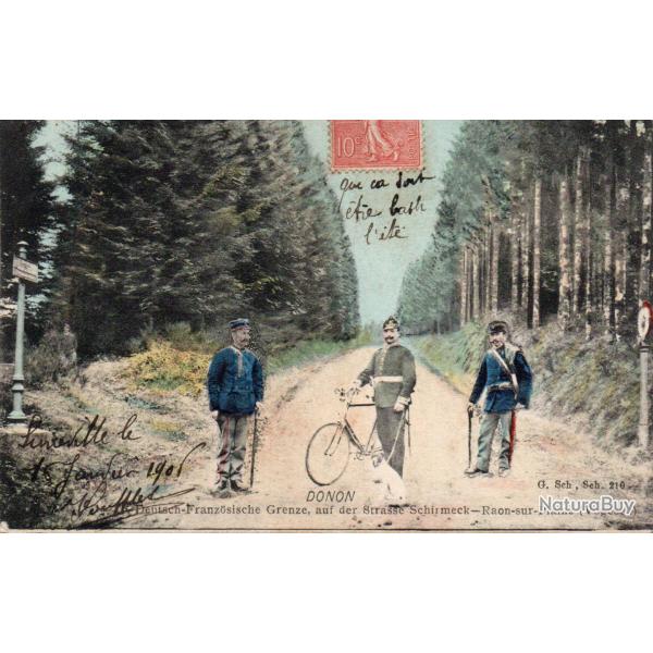 CPA -DONON Deutsch-Franz�sische Grenze auf der Strasse von Schirmeck - N�7221