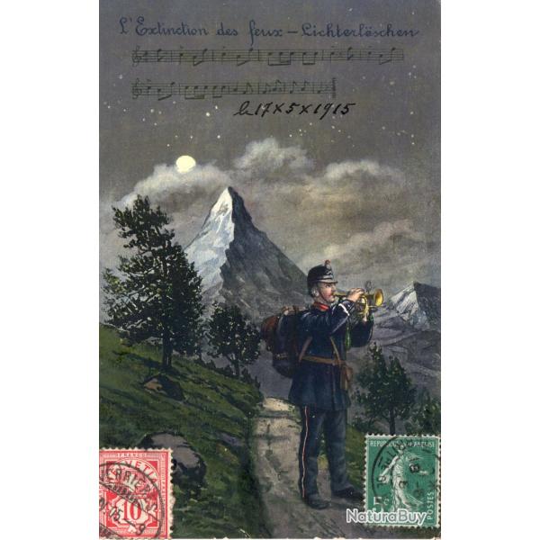 CPA - L'EXTINCTION DES FEUX LICHTERLOSCHEN - N�7223