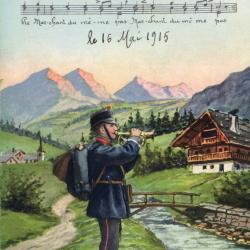 CPA - CHANSON MILITAIRE LE BON CAMARADE  - N&deg;7224