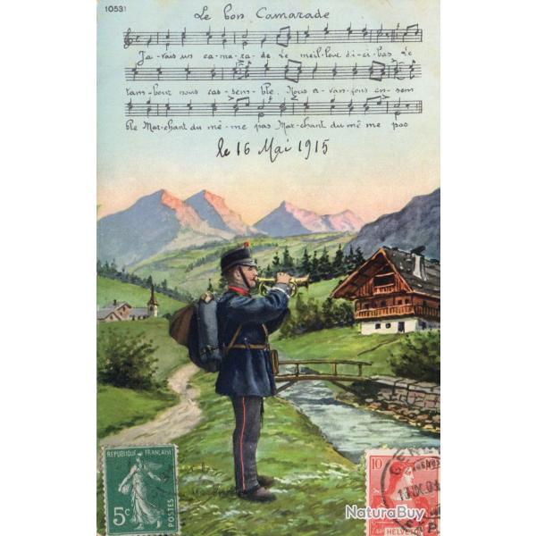 CPA - CHANSON MILITAIRE LE BON CAMARADE  - N�7224