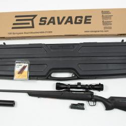 Carabine Savage AXIS 30-06 + Lunette + Silencieux + Valise + Balles entrainement