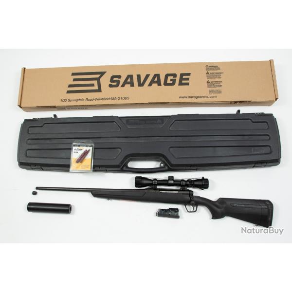 Carabine Savage AXIS 30-06 + Lunette + Silencieux + Valise + Balles entrainement