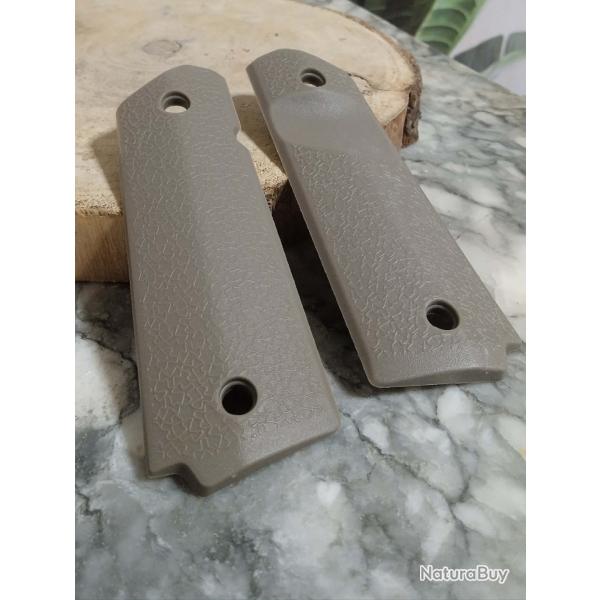 Plaquettes 1911 en polym�re couleur gris LIVRAISON OFFERTE