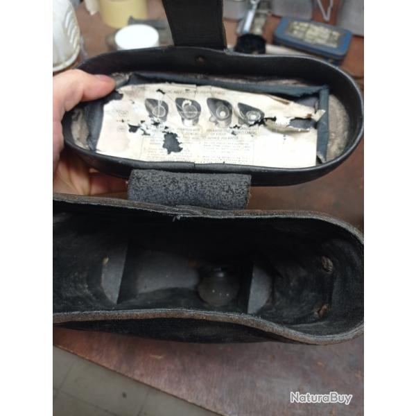 Paire de jumelles US Navy WW2 originale avec �tui cuir