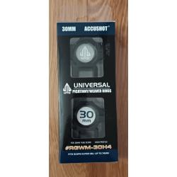 COLLIERS MONTAGE FIXE UTG HAUT RAIL WEAVER/ PICATINNY DIAM 30MM