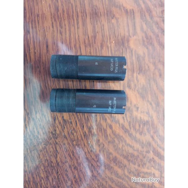 2 Chokes browning invector plus 3/4 cal 12