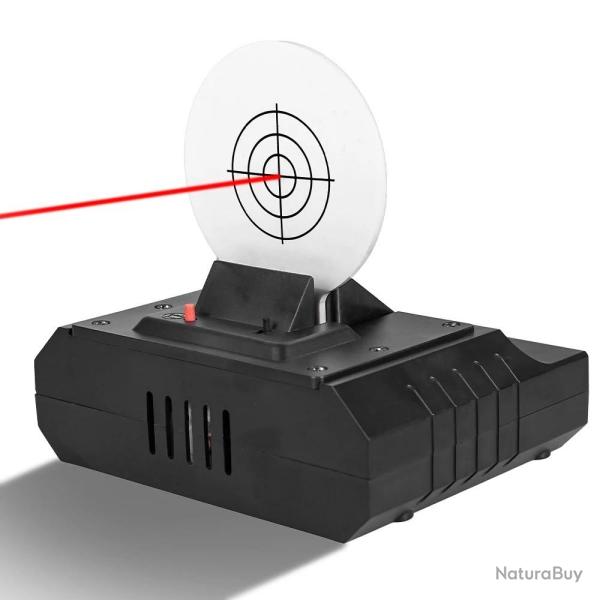 Cible electronique basculante pour laser d'entrainement