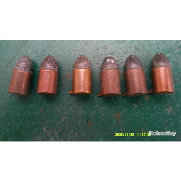 A voir 6 cartouches 12 mm � broche   tr�s bon �tat