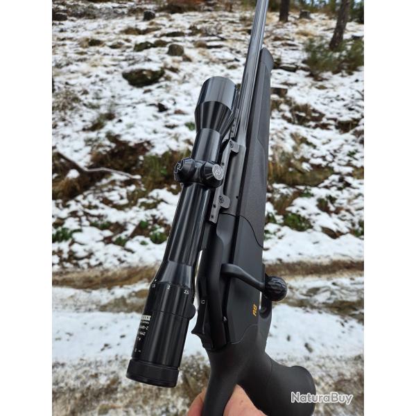 Lunette battue / approche Zeiss Diavari Z 1.5-6x42 montage blaser a rail