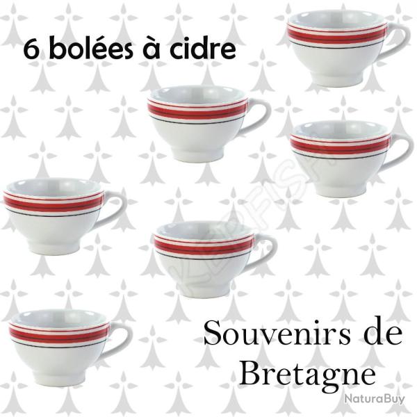 LOT DE 6 BOL�ES TRADITION BZH