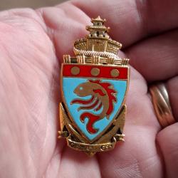 INSIGNE COMPAGNIE AUTONOME DE GARNISON HAIPHONG ( PERIODE INDOCHINE )