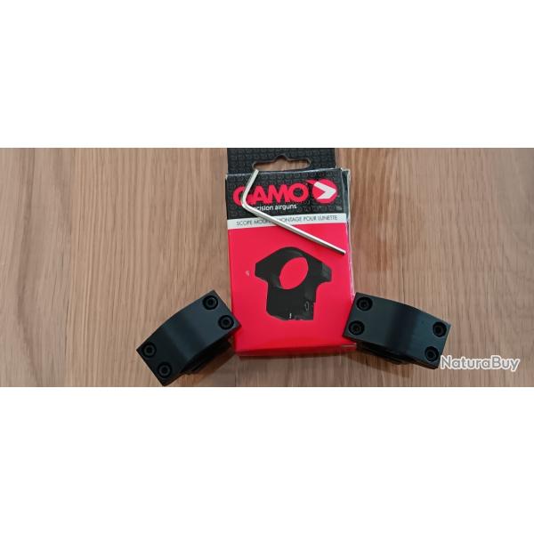 COLLIERS DE MONTAGE GAMO RAIL 11MM DIAM. 25.4MM/1"