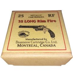 32 Long RF (Rim Fire): Reproduction boite cartouches (vide) DO 14487355